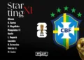 Brazil and Scotland have announced their starting lineups for their decisive final Group C match at the 2026 FIFA World Cup.