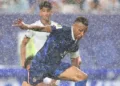 The 2026 FIFA World Cup match between France and Iraq was suspended at halftime on Monday after a severe thunderstorm reached Philadelphia.