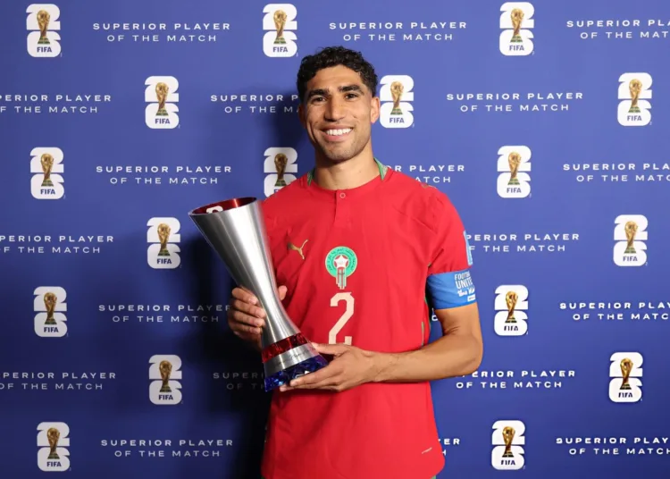 Achraf Hakimi was named the official Man of the Match after leading Morocco to a 4-2 win over Haiti in their final Group C game