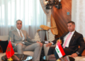 Morocco’s security chief Abdellatif Hammouchi received Iraq’s Ambassador Hayder Shiya Albarrak on Thursday at the headquarters of the General Directorate of National Security (DGSN) in Rabat.
