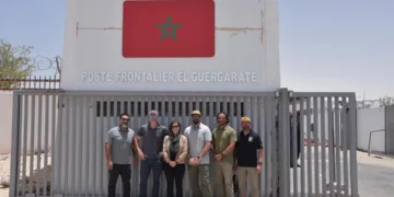 The United States Embassy in Morocco announced that a delegation from the US Mission traveled to El Guerguerat for the first time.