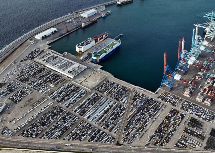 Roughly 8,000 finished vehicles leave Renault’s Tangier complex each week, moving directly through the group’s dedicated quay at the port.