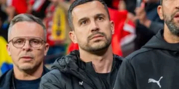 Head Coach Mohamed Ouahbi and assistant João Sacramento.