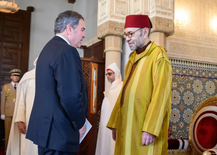 King Mohammed VI received today 12 foreign ambassadors at the Royal Palace in Rabat.