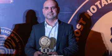 Adnane Bennis, chief executive officer and co-founder of Morocco World News (MWN), received the award during the 100 Most Notable Africans Leadership and Business Summit gala dinner on Saturday.