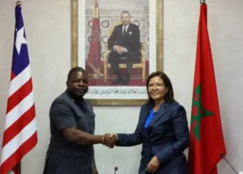 Zakia Driouich, Morocco’s Secretary of State for Maritime Fisheries, and J. Cyrus Saygbe, Director General of Liberia’s National Fisheries and Aquaculture Authority (NaFAA).
