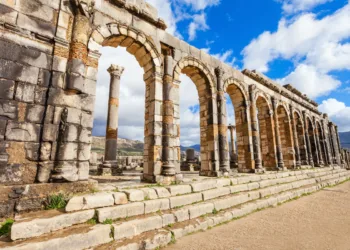 The discovery comes from the medieval hammam at Walīla, the Arabic name for Roman Volubilis, near Meknes.