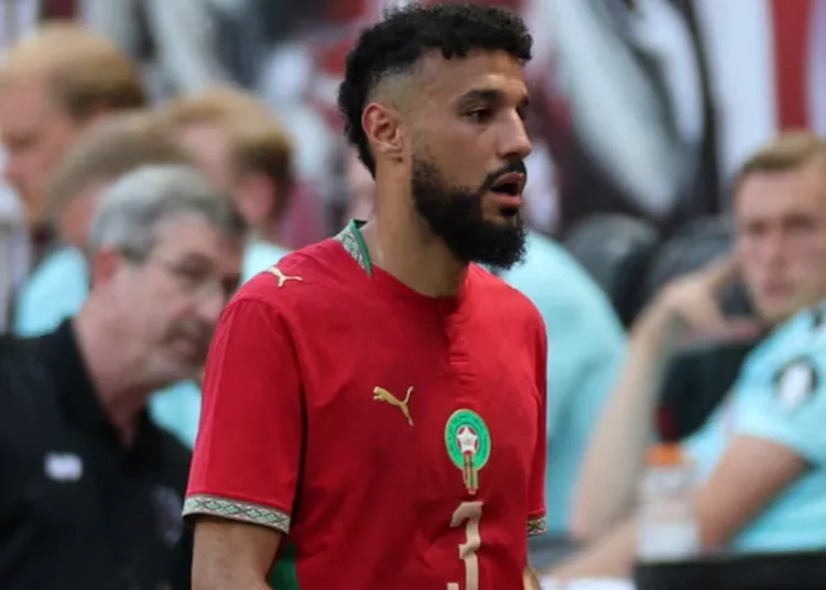 Morocco international Noussair Mazraoui missed the Atlas Lions' latest group training session ahead of their 2026 FIFA World Cup opener against Brazil, undergoing an individual indoor recovery program instead.