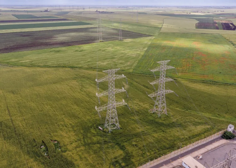 The line connects the Chemaia substation, near Youssoufia, to the Médiouna substation on the outskirts of Casablanca.