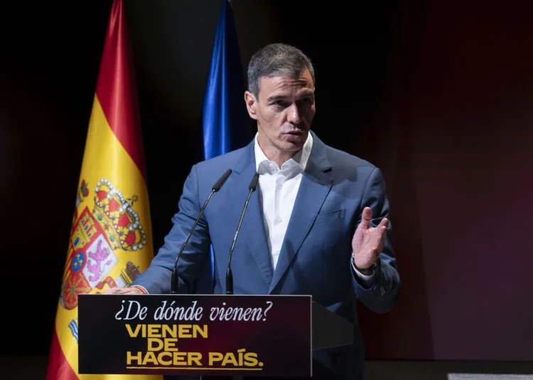 Spanish Prime Minister Pedro Sánchez.
