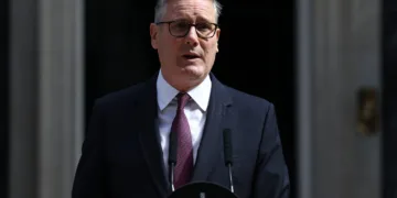 British Prime Minister Keir Starmer announced his resignation on Monday.