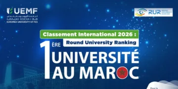 The Euromed University of Fez (UEMF) has once again taken the top spot among Moroccan universities in the 2026 Round University Ranking (RUR).