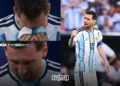 Argentina's Lionel Messi during FIFA World Cup 2026 game against Algeria.
