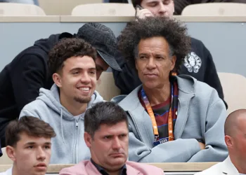 Neil El Aynaoui and his father Younes El Aynaoui.
