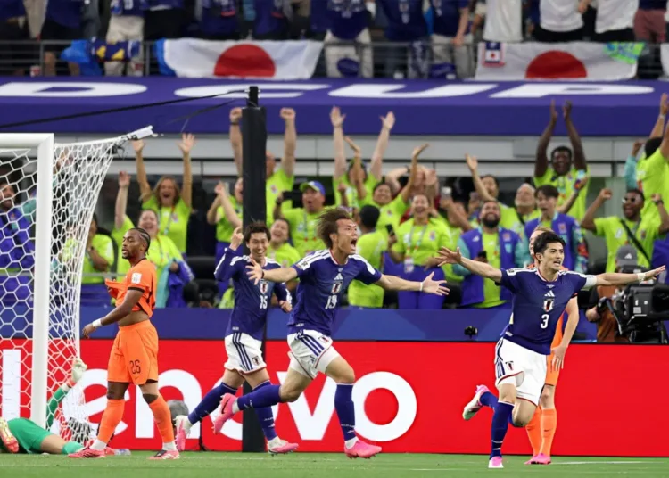 Japan entered Asian history after their midfielder Kaishu Sano scored a goal in the first half against Brazil.