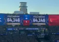 64,146 fans packed Boston Stadium for Scotland vs Morocco.