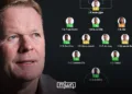 Netherlands head coach Ronald Koeman has announced his starting lineup for the World Cup round-of-32 match against Morocco.