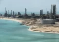 General view of Saudi Aramco's Ras Tanura oil refinery and oil terminal in Saudi Arabia