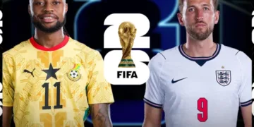England Lineup vs Ghana Confirmed for World Cup 2026 Game