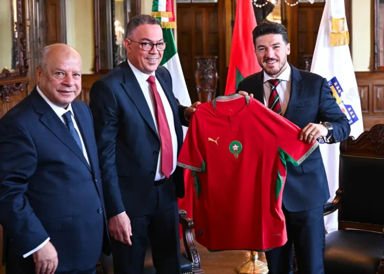 Fouzi Lekjaa, head of the Royal Moroccan Football Federation (FRMF), met Nuevo León Governor Samuel Alejandro García Sepúlveda in Monterrey, the city set to host the Round of 32 encounter. 