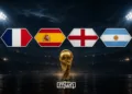 The 2026 FIFA World Cup has now reached its decisive stage. After a month of thrilling football, only four teams remain in the race for the biggest prize in international football: France, Spain, England, and Argentina.
