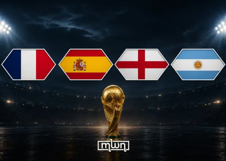 The 2026 FIFA World Cup has now reached its decisive stage. After a month of thrilling football, only four teams remain in the race for the biggest prize in international football: France, Spain, England, and Argentina.