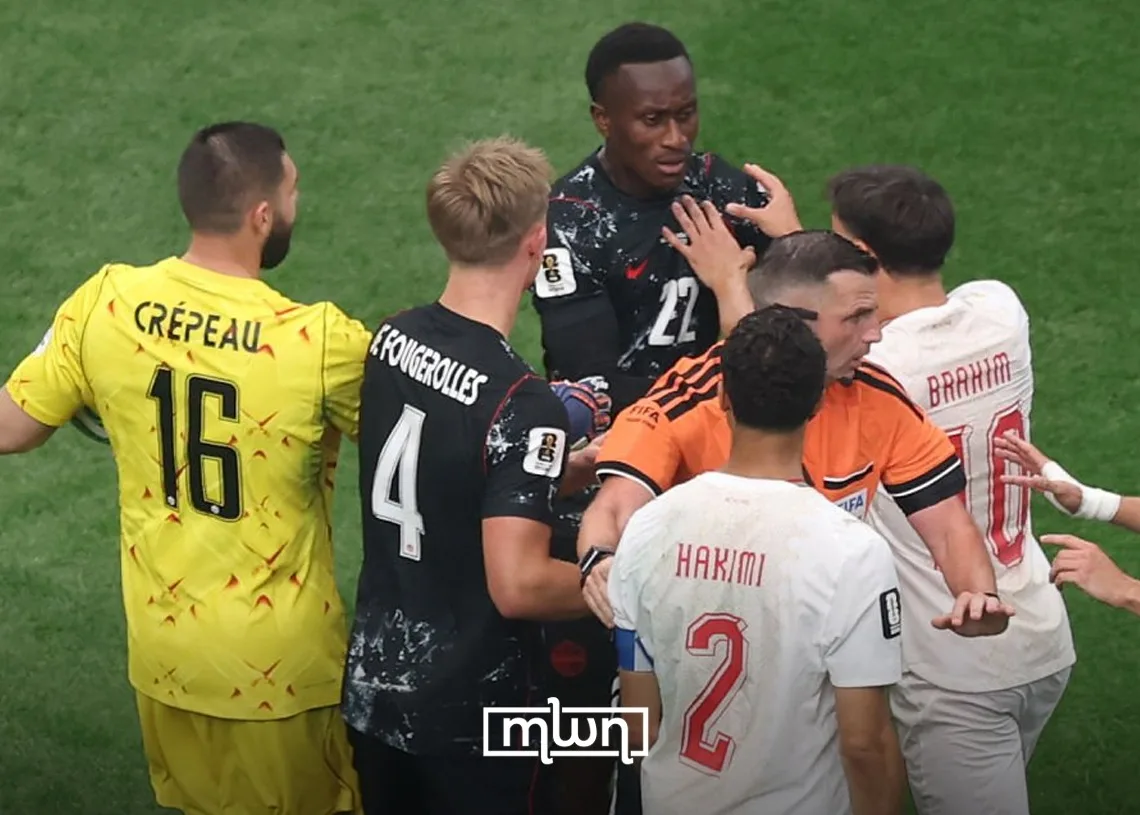 Six Yellow Cards in One Half: Referee Steals the Show in Morocco-Canada Clash