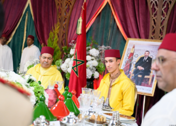 Crown Prince Moulay El Hassan, Prince Moulay Rachid Attend Throne Day Luncheon