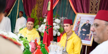Crown Prince Moulay El Hassan, Prince Moulay Rachid Attend Throne Day Luncheon