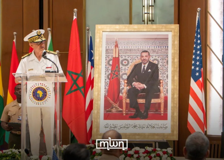 Rear Admiral Mohamed Tahin, Inspector of the Royal Moroccan Navy.