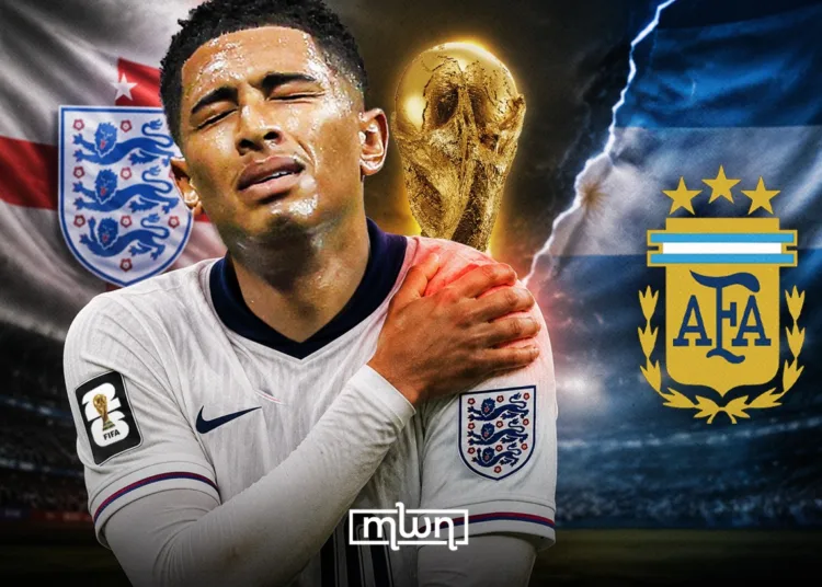 Bellingham Shoulder Scare Adds Twist to England-Argentina World Cup Semifinal