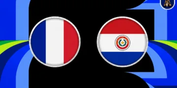 France face Paraguay today at Philadelphia Stadium in the Round of 16 of the 2026 FIFA World Cup.