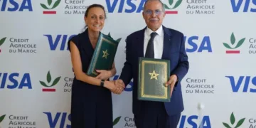 The agreement was signed by Mohammed Fikrat, chairman of CAM’s management board, and Leila Serhan, senior vice president and group country manager for North Africa, the Levant, and Pakistan at Visa.