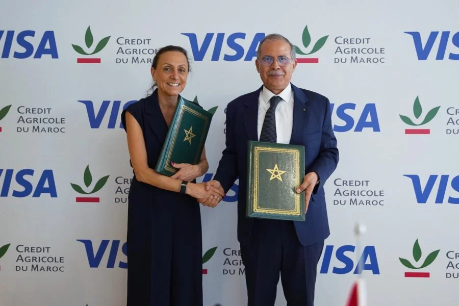 The agreement was signed by Mohammed Fikrat, chairman of CAM’s management board, and Leila Serhan, senior vice president and group country manager for North Africa, the Levant, and Pakistan at Visa.