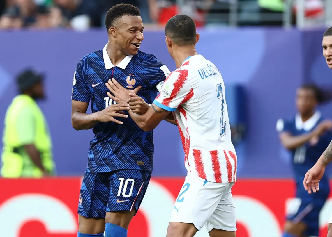 Mbappé Targeted by Paraguayan Senator After France Win Creator: CHARLY TRIBALLEAU | Credit: AFP via Getty Images