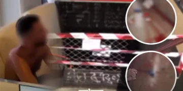 Italian police arrested a 27-year-old Algerian man on Thursday after slashing the face of a 23-year-old Moroccan woman.