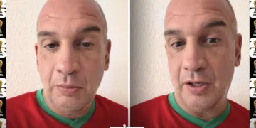 Isaac Fernández Atencia, the spokesperson of Nueva Melilla, appeared wearing a Moroccan national team jersey.