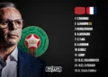 Mohamed Ouahbi Announces Lineup For Morocco vs France