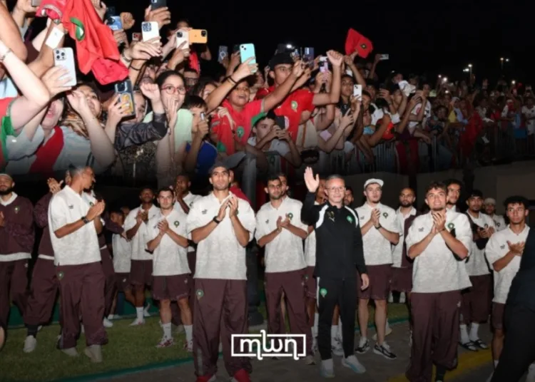 Moroccan Fans Gather at Rabat Airport to Greet Atlas Lions Upon Return