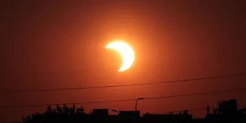 A solar eclipse occurs when the Moon passes between the Earth and the Sun.