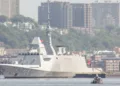 The Royal Moroccan Navy frigate RMNS Mohammed VI.