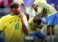 Neymar left the pitch in tears after the disappointing Round of 16 defeat to Norway.