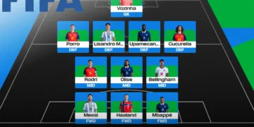FIFA has officially revealed the 2026 World Cup fans’ best XI three days after the tournament’s final.