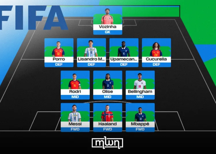 FIFA has officially revealed the 2026 World Cup fans’ best XI three days after the tournament’s final.