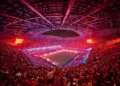 Rabat’s World Cup fan zone has moved to Prince Moulay Abdellah Stadium for tonight’s FIFA World Cup 2026 quarterfinal between Morocco and France.