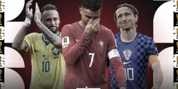 Cristiano Ronaldo, Neymar, and Luka Modrić were all left in tears as Portugal, Brazil, and Croatia crashed out of the World Cup — marking the emotional end of an era for three football legends.