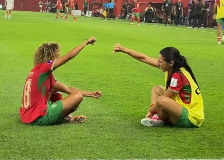 Morocco's national football team expressed pride and joy on Thursday after taking part in the celebrations marking the 27th anniversary of King Mohammed VI's accession to the throne, describing the occasion as a great honor for the Atlas Lions.