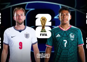 England and Mexico have confirmed their starting lineups for their World Cup round-of-16 match at Estadio Azteca in Mexico City.
