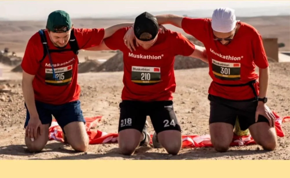 Open Doors sports Participants of the 2024 Muskathlon in Morocco.
