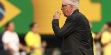 Brazil's head coach, Carlo Ancelotti